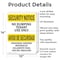 Signmission No Dumping Tenant Only Bilingual OSHA Security Notice Sign, Aluminum, 10in W x 14in L, 2PK OS-2PACK-SN-A-1014-L-11600 - alternate 6